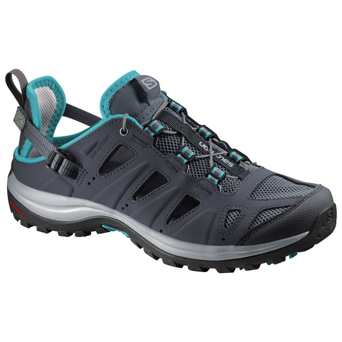 Chaussures Aquatiques Salomon Femme Grise Foncé - Salomon ELLIPSE CABRIO - France (3827-DXGEF)